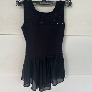Girl’s Size 4/5 Black Jacques Moret Dance Leotard